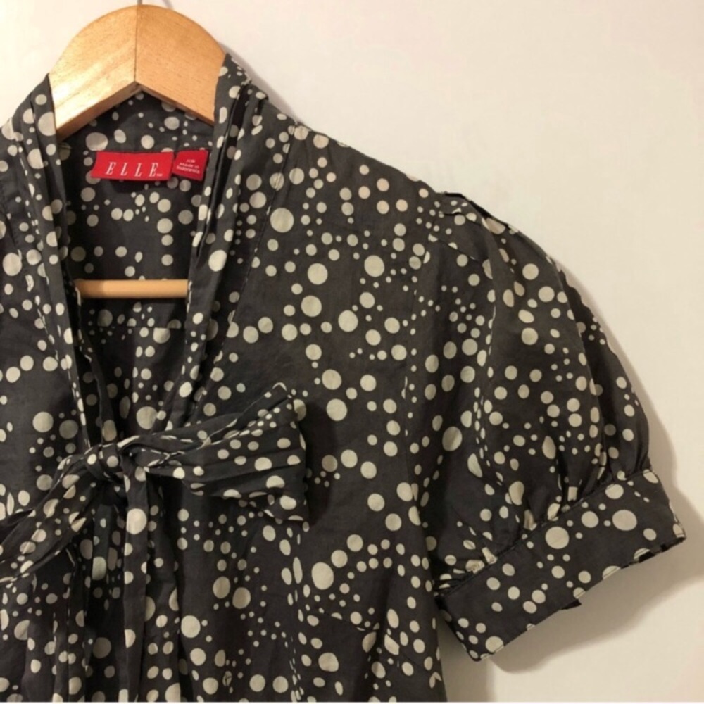 ♥️Elle Polka Dot Bow Blouse♥️